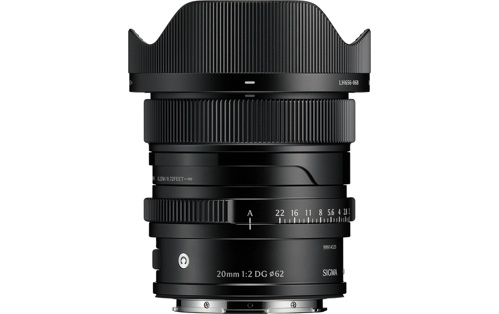 Sigma Longueur focale fixe 20mm F/2.0 DG Contemporary – Sony E-Mount