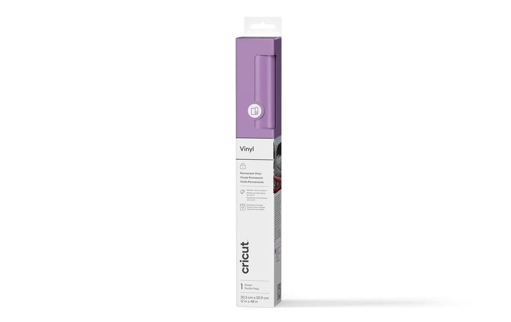 Cricut Film de vinyle Permanent 30.5 x 122 cm, 1 Pièce/s, Violet