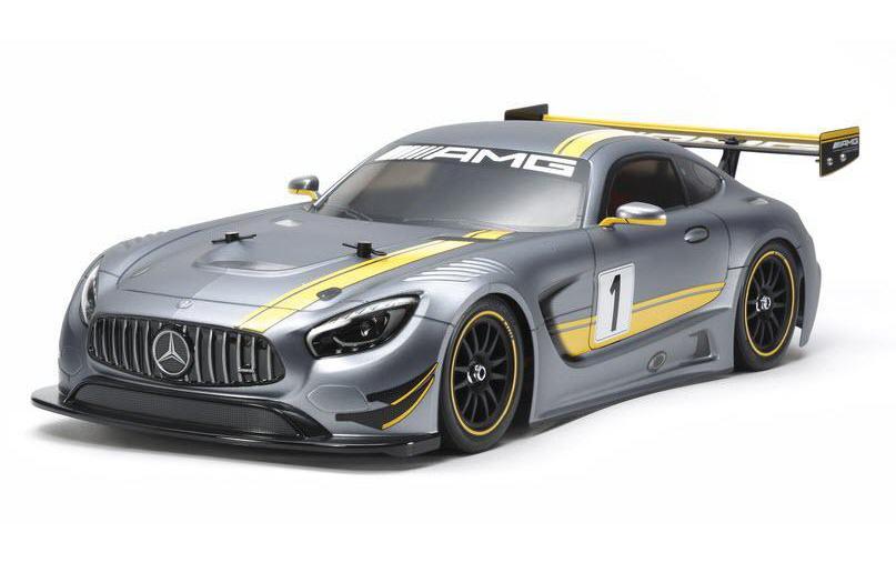 Tamiya Voiture de tourisme Mercedes AMG GT3 (TT-02) kit de construction