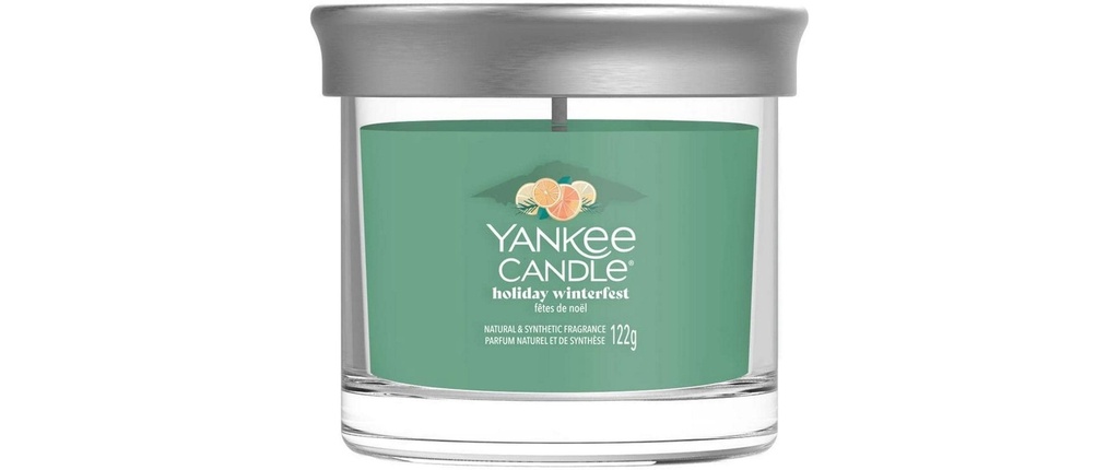 Yankee Candle Signature Bougie parfumée Fêtes de Noël Petit tumbler