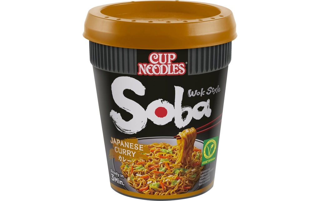 Nissin Food Soba Cup Curry japonais 90 g