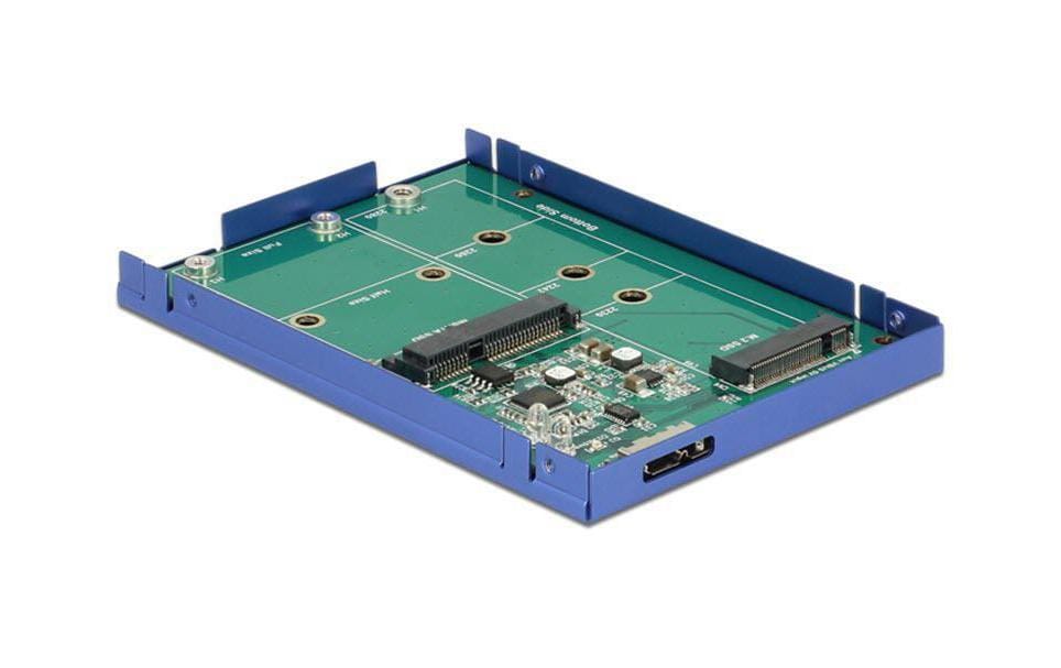 Delock Cadre de montage 2,5” USB 3.1 pour modules M.2/mSATA