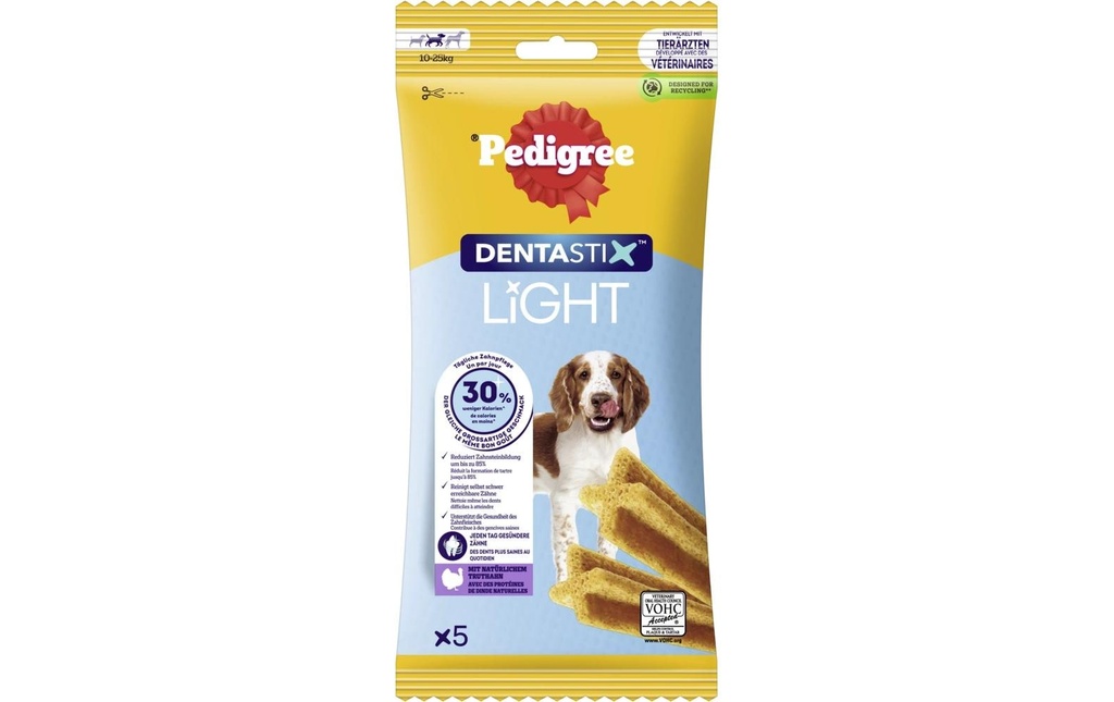 Pedigree DentaStix Light Singles 5-Pack Medium 72 g
