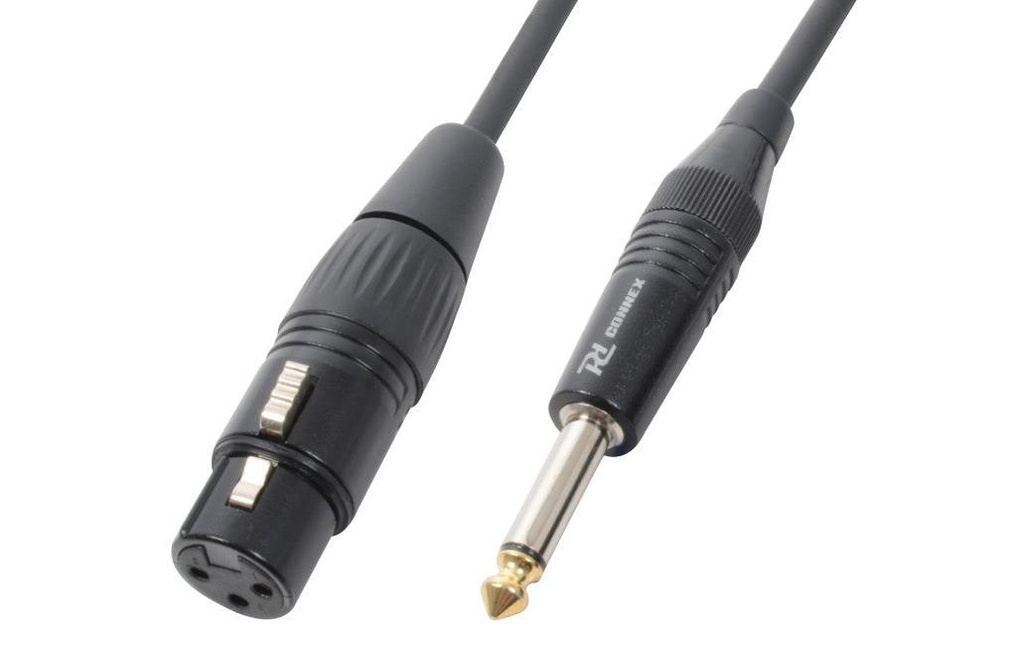 PD Connex CX40-3 XLR 3 pôles, femelle - jack 6.3 mm, mâle 3 m
