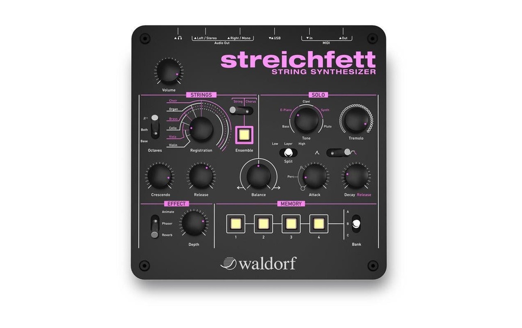 Waldorf Synthétiseur Streichfett