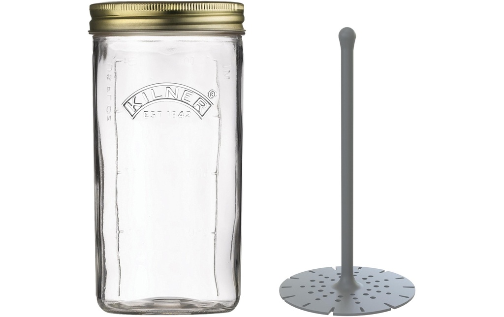 Kilner Bocal à cornichons avec élévateur 1000 ml, 1 Pièce/s