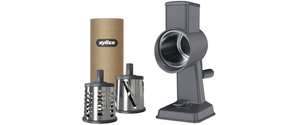 Zyliss Râpe à tambour Gourmet Argenté/Gris