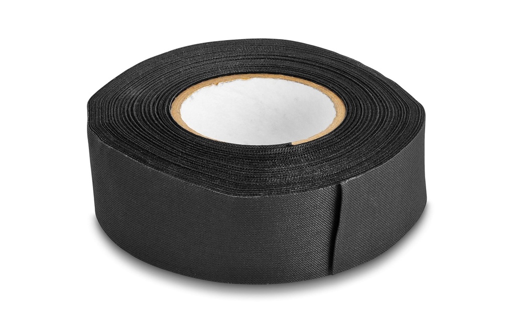 Delock Bande de tissu déchirable 25 mm x 25 m, Noir