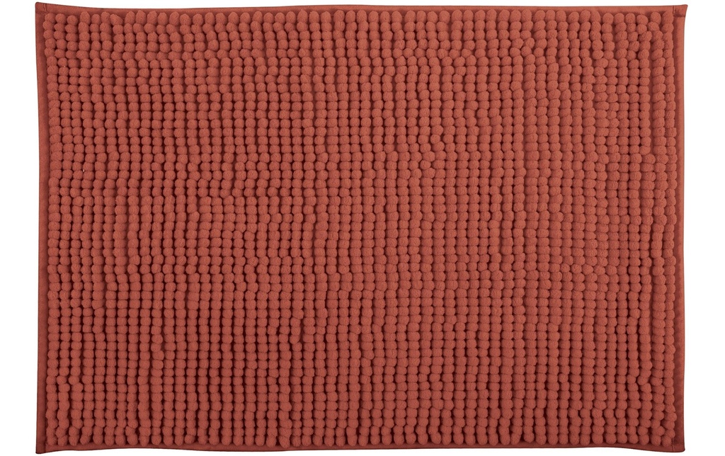 MSV Tapis de bain Chenille 40 x 60 cm, Terracotta