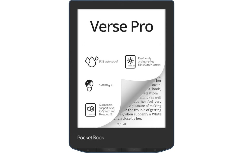 PocketBook eReader Verse Pro Azure Blue
