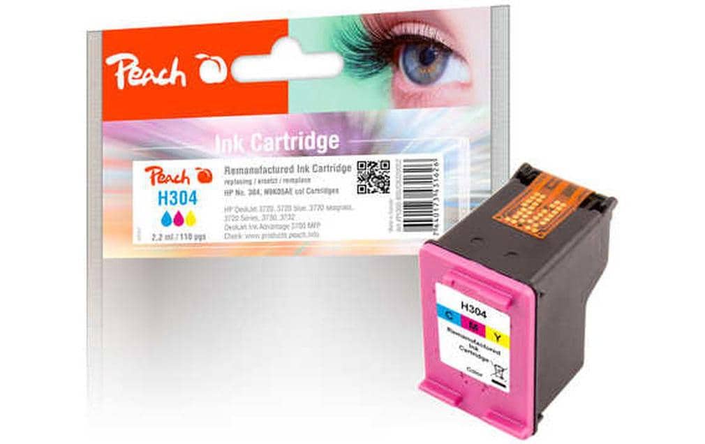 Peach Encre pour HP Nr. 304 (N9K05AE) Color