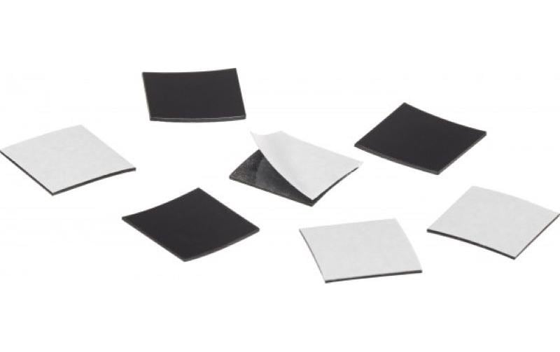 Magnetoplan Plaque magnétique 1.5 x 1.5 cm Noir, 140 pièces
