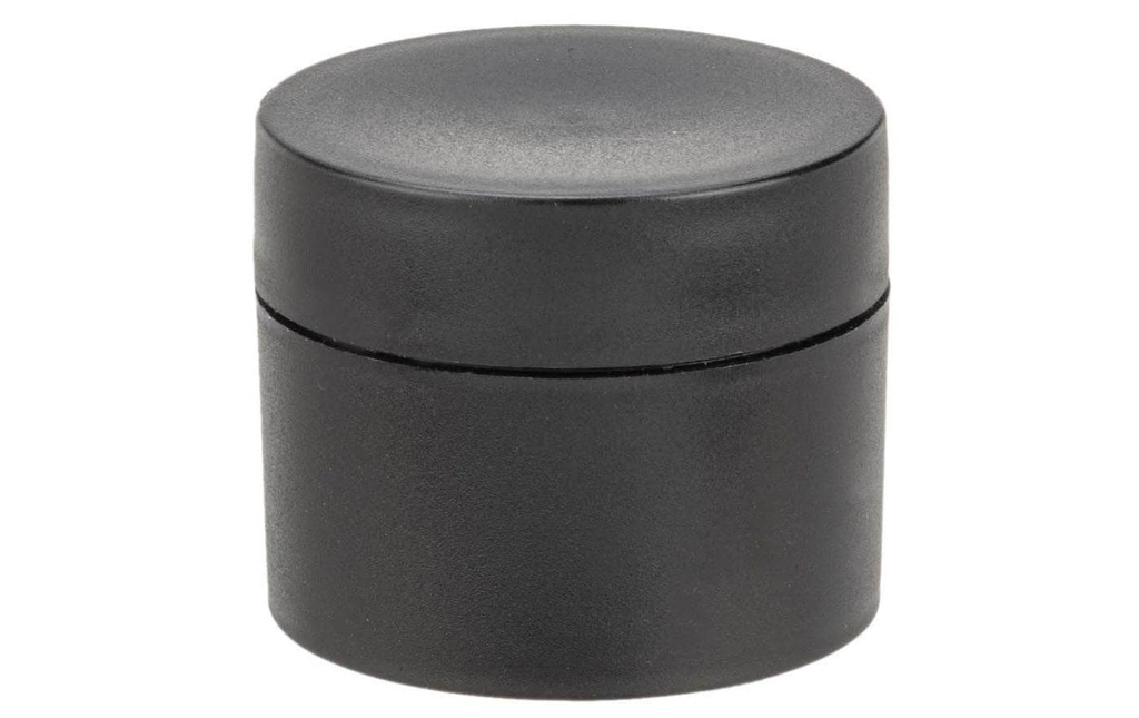 Glorex Barattolo per cosmetici à double paroi 15 ml, Noir