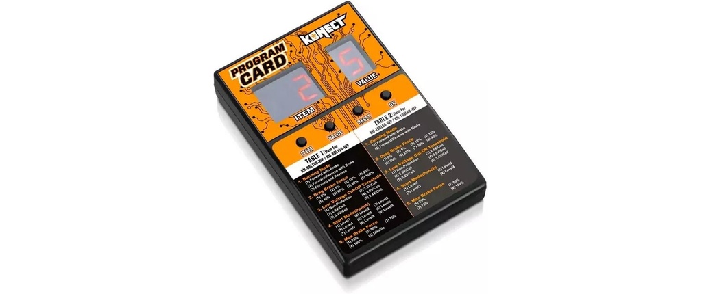 Konect Carte de programmation Généralités