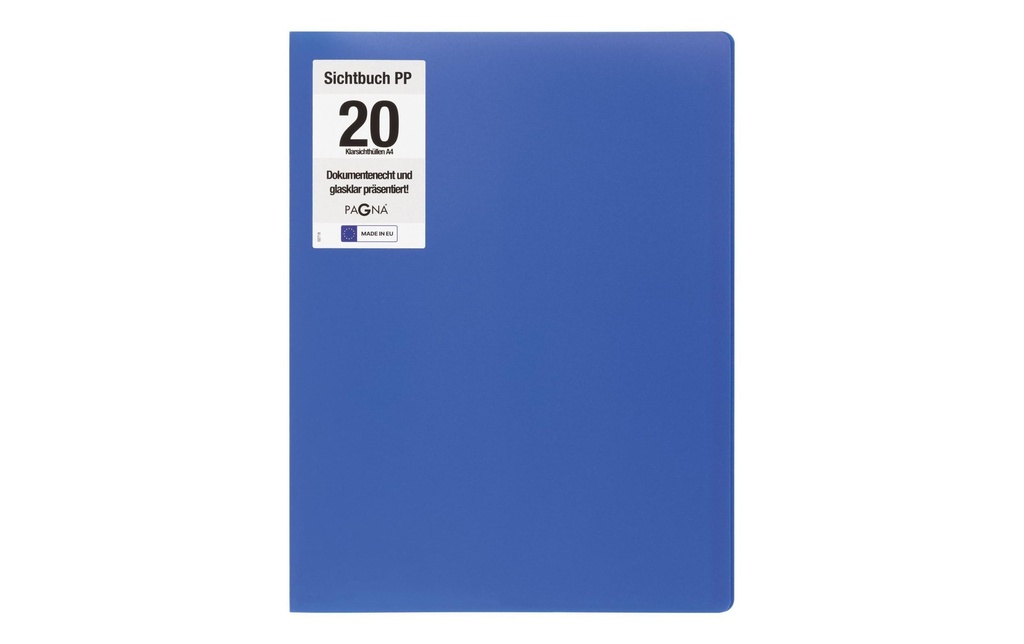 Pagna Chemises de présentation Office A4 Bleu