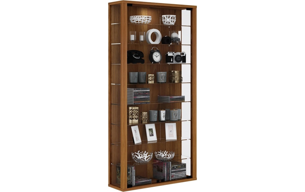 VCM Vitrine Vitrosa Maxi 59 x 114.3 cm,  cœur de noyer