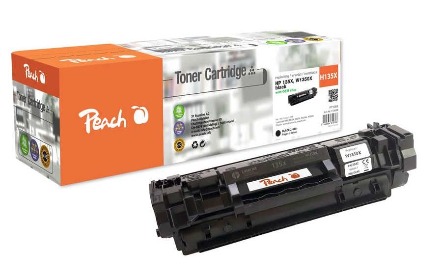 Peach Toner HP No. 135X, W1350X noir