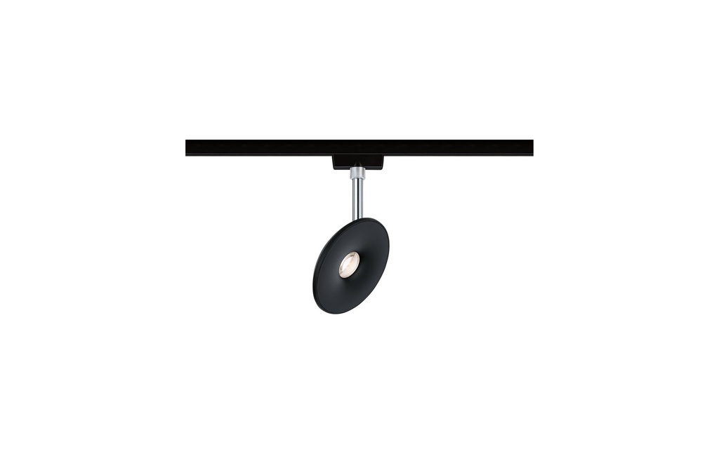 Paulmann Spot LED sur rail URail Sphere, 7.4 W, 2700 K, noir/chrome
