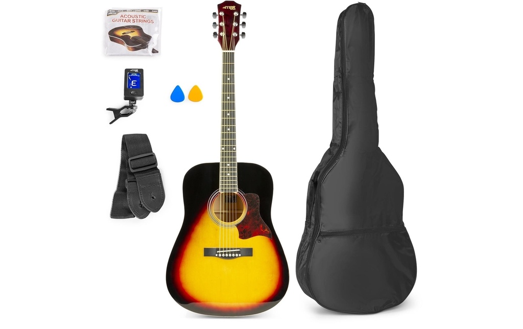 MAX Guitare occidentale SoloJam Set – Sunburst