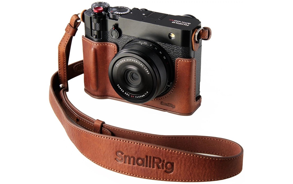 Smallrig Kit d'étui en cuir pour FUJIFILM GFX100RF Brun