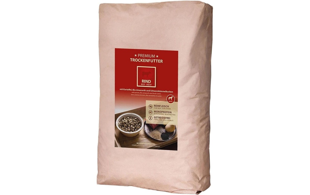 Escapure Alimentation sèche Bœuf Premium 12 kg