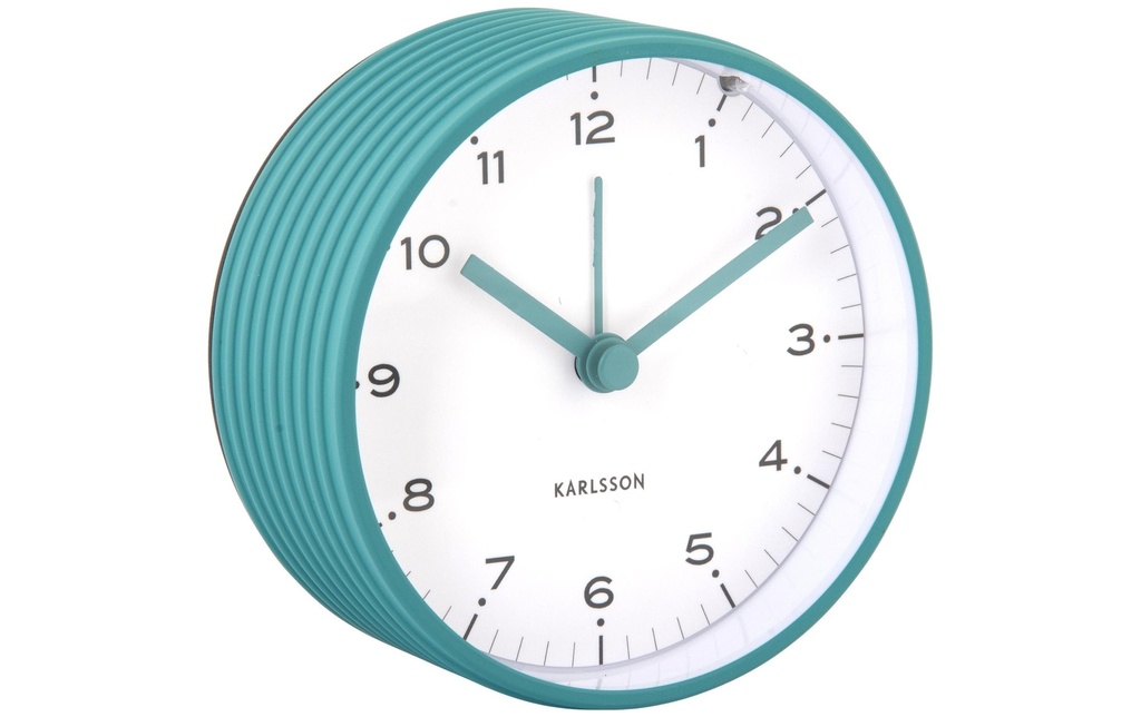 KARLSSON Réveil classique Circus Rings Turquoise blue