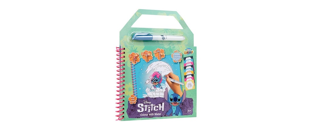 Stitch Kits de peinture Cahier de coloriage Stitch + crayon à eau