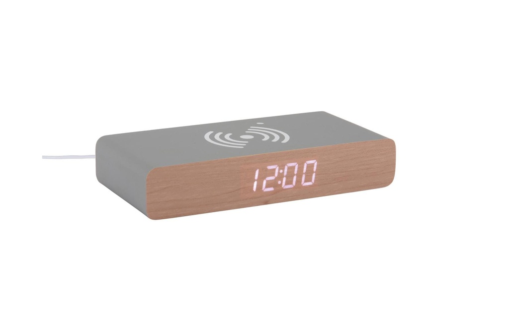 KARLSSON Réveil numérique Retro Flat Mouse Grey