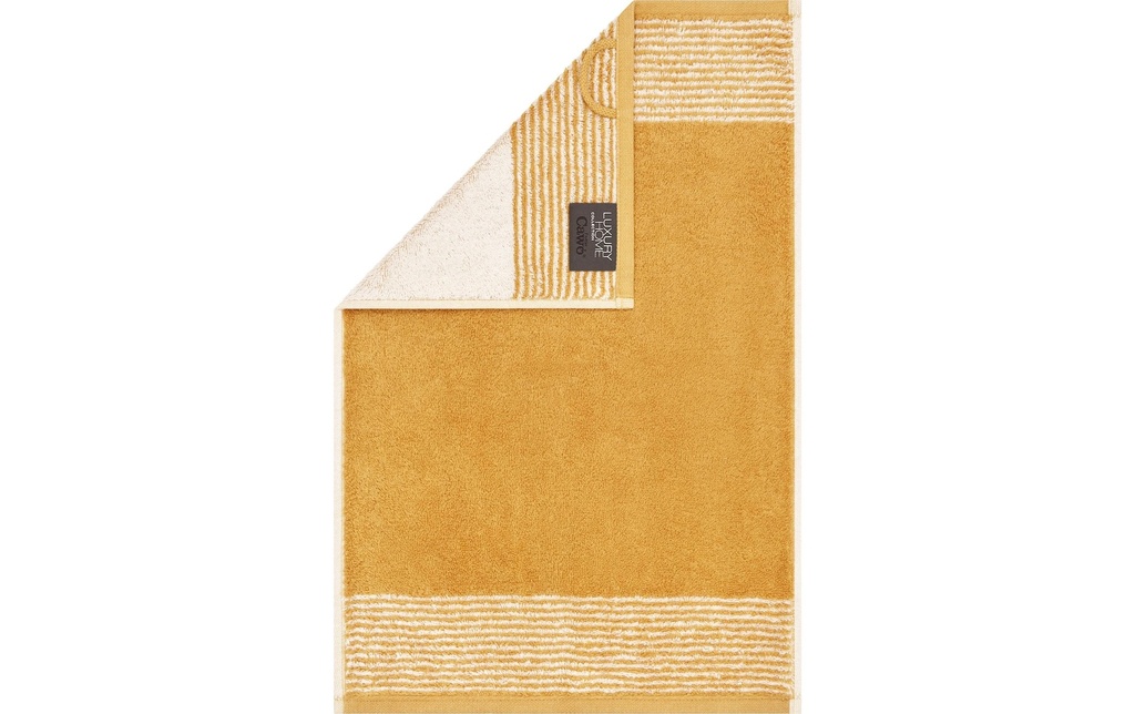 Cawö Serviette de douche Two-Tone 80 x 150 cm, Doré