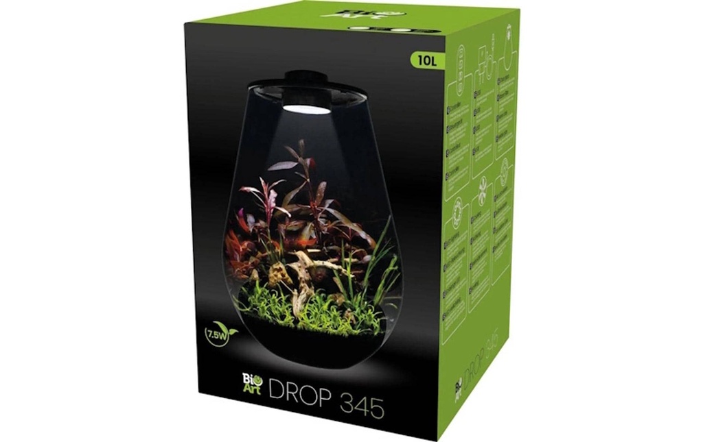 Bio Art Pot de plantes Drop 330 Noir