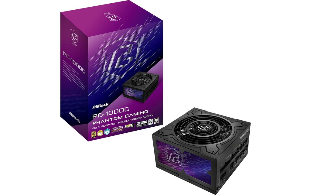 ASRock Bloc d’alimentation Phantom Gaming PG-1000G 1000 W