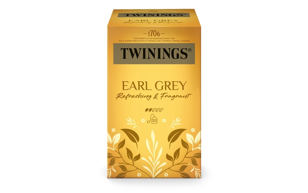 Twinings Sachet de thé Earl Grey 20 pièces