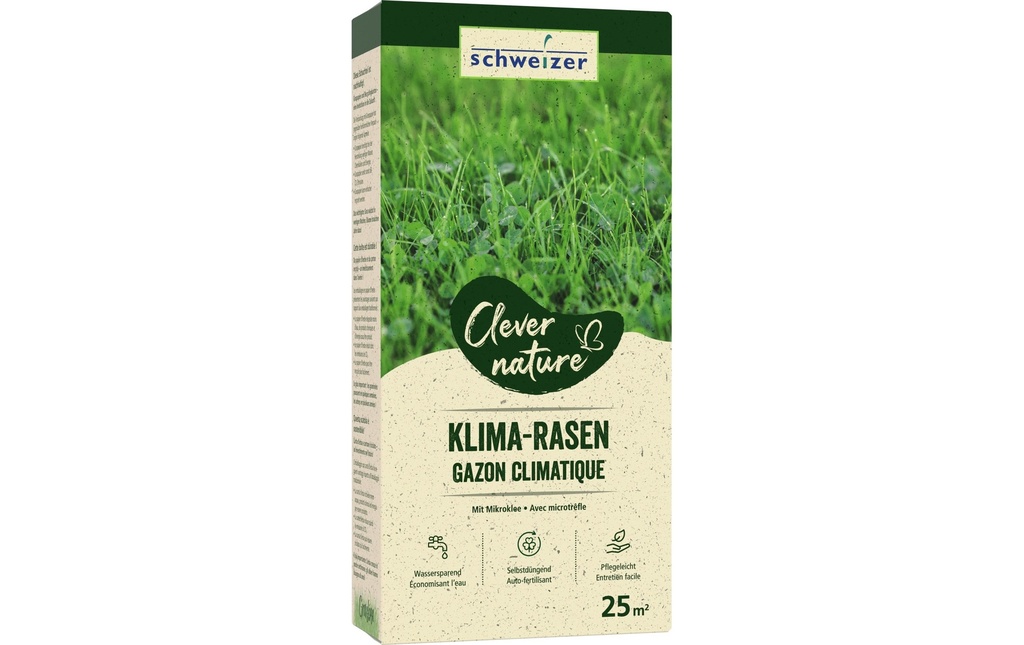 Eric Schweizer Gazon climatique Clever Nature 25 m²