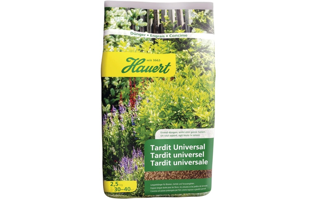 Hauert Engrais longue durée Tardit pour les fleurs et les plantes ligneuses, 2,5 kg