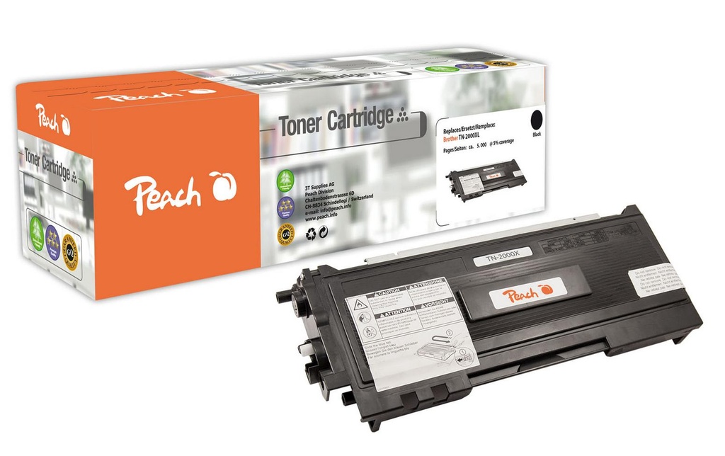 Peach Toner Brother TN-2000XL noir