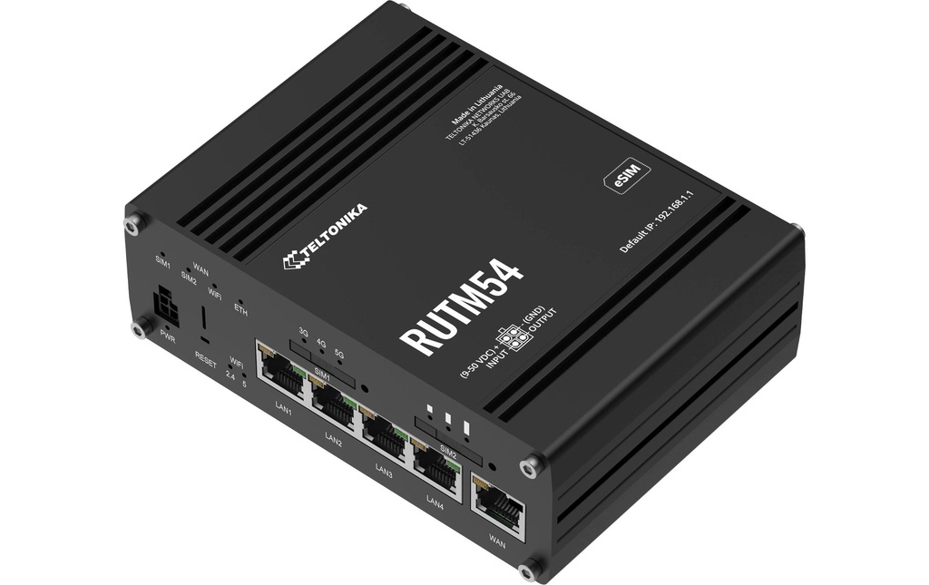 Teltonika Router Industriel 5G RUTM54