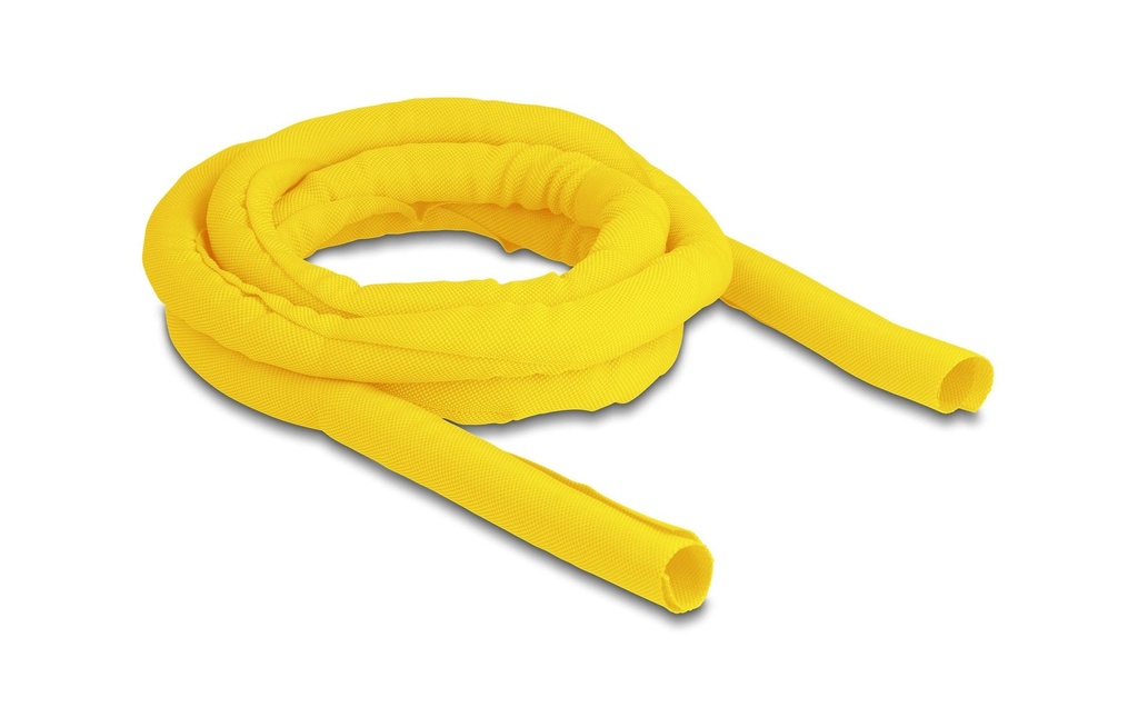 Delock Gaine de câble auto-fermant 2 m x 19 mm Jaune