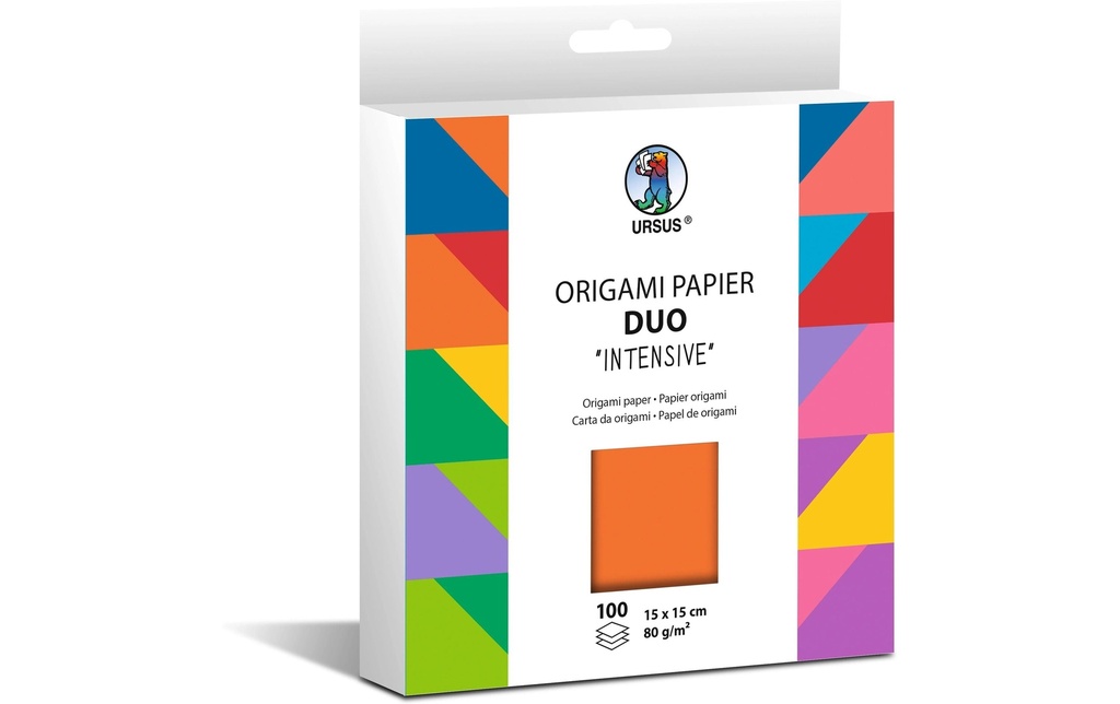 URSUS Feuilles origami Intesiv 10 x 15 cm, 80 g/m²,  100 Pièce/s