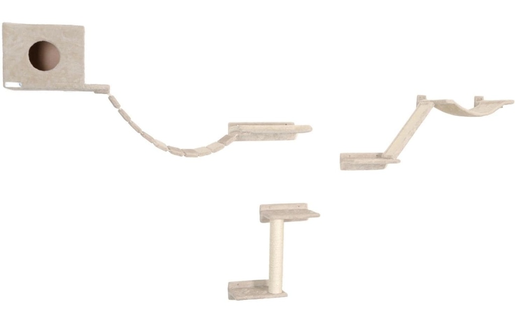 Kerbl Mur d'escalade du mont Everest 9 pièces, beige