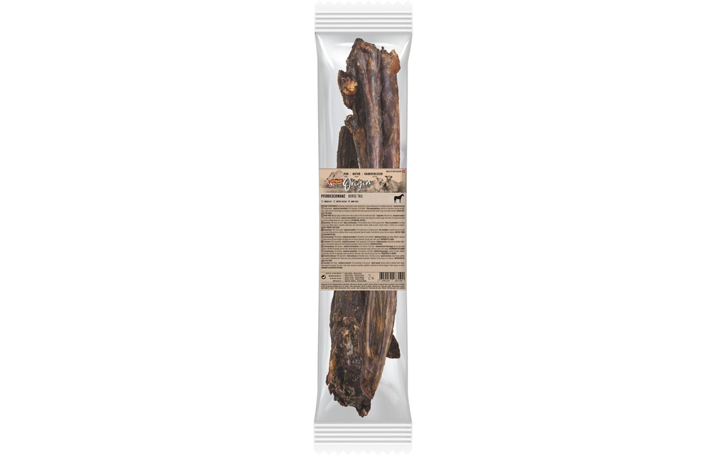 DeliBest Produit à mâcher  Queue de cheval Origin 20 cm, 2 pièces
