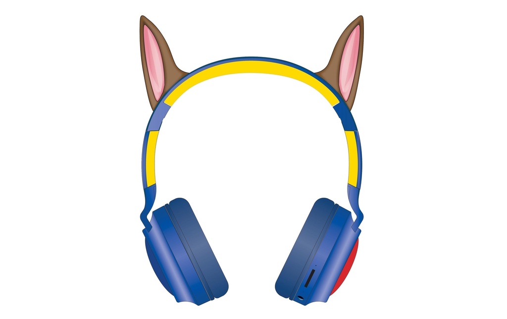 Lexibook Casque pour enfants La pat patrouille 3D 2-en-1 Bleu/Rouge/Jaune