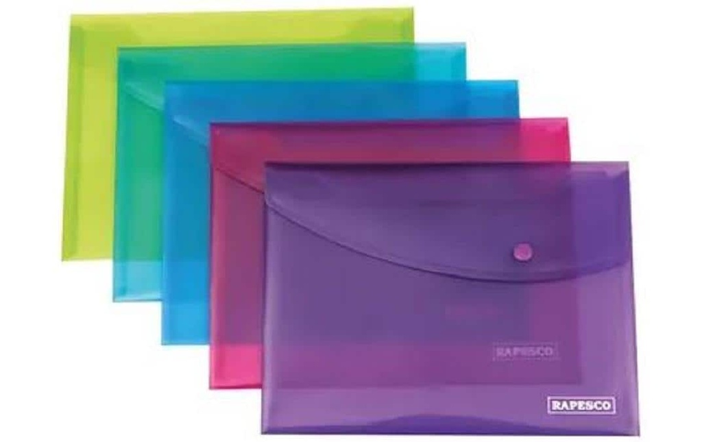 Rapesco Dossier de documents A4+, 5 pièces, assorties