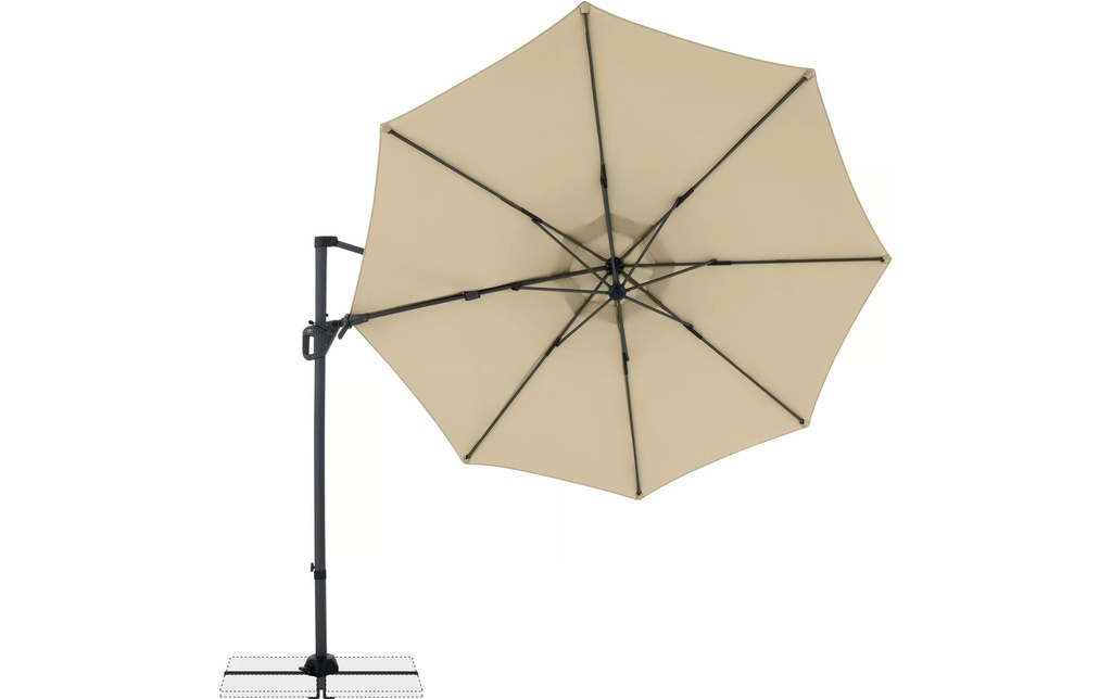 Doppler Parasol Life 310 Side - Sable