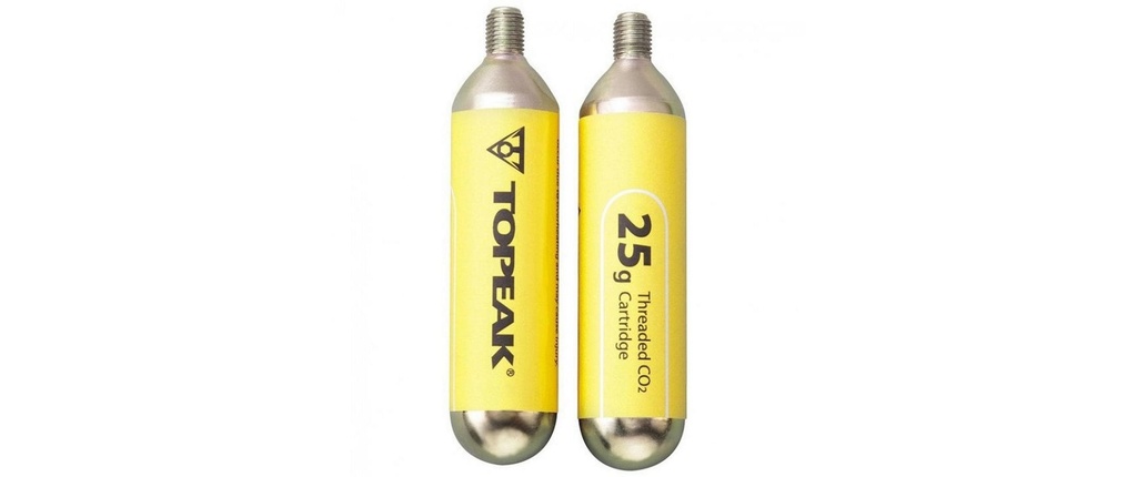 Topeak Cartouche de CO2 Threaded 25 g avec filetage
