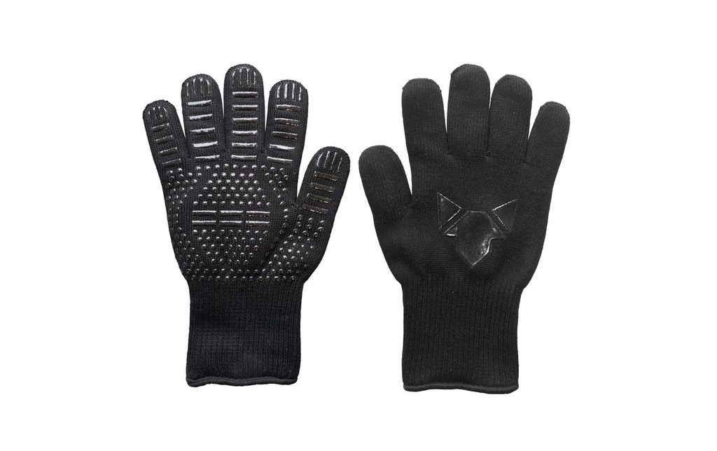 Fennek Grill Gant pour le grill avec logo, Noir