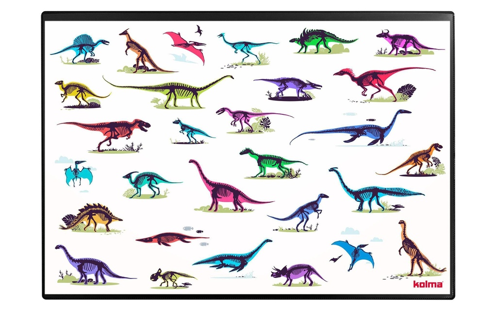 Kolma Sous-main Undercover Poster Dinosaure, 50 x 34 cm