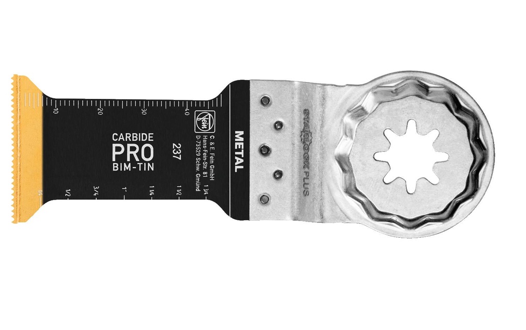 Fein Lame plongeante E-Cut Carbide Pro SLP HM, 60 x 32 mm, 3 pièces