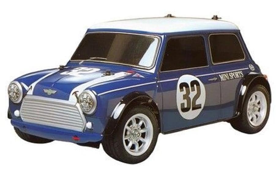 Tamiya Mini Cooper Racing MB-01 Kit de construction, 1:10, RWD/FWD