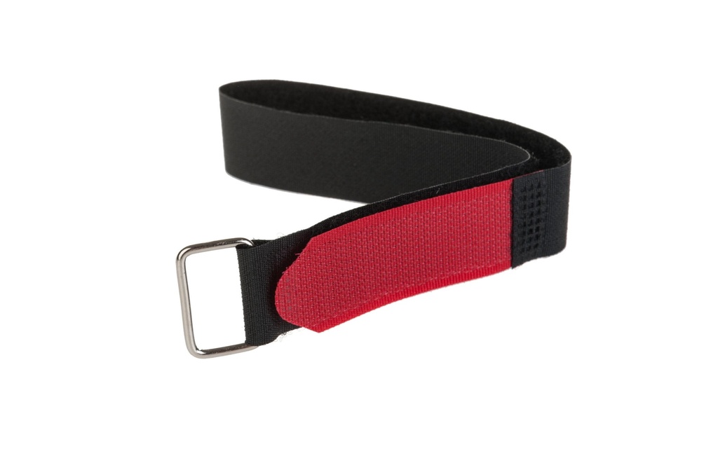 FASTECH Bande à dragonne FAST-VSTRAP 20 x 350 mm, Noir/Rouge
