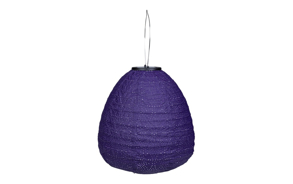 COCON Lampion LED Dôme solaire, Violet foncé
